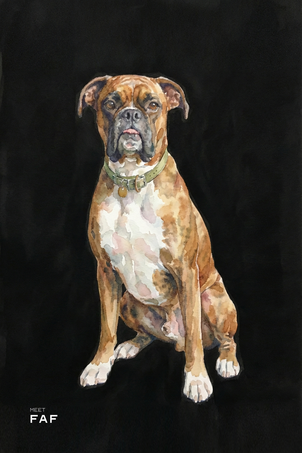 Custom Watercolor Pet Portrait | High Resolution Digital File